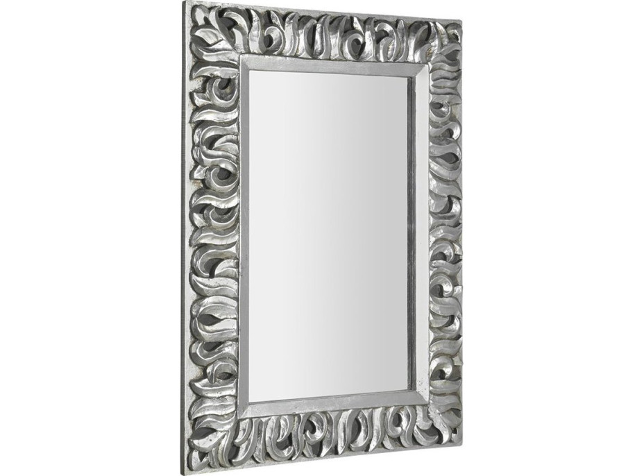 Sapho ZEEGRAS zrkadlo vo vyrezávanom ráme 70x100cm, strieborná IN432