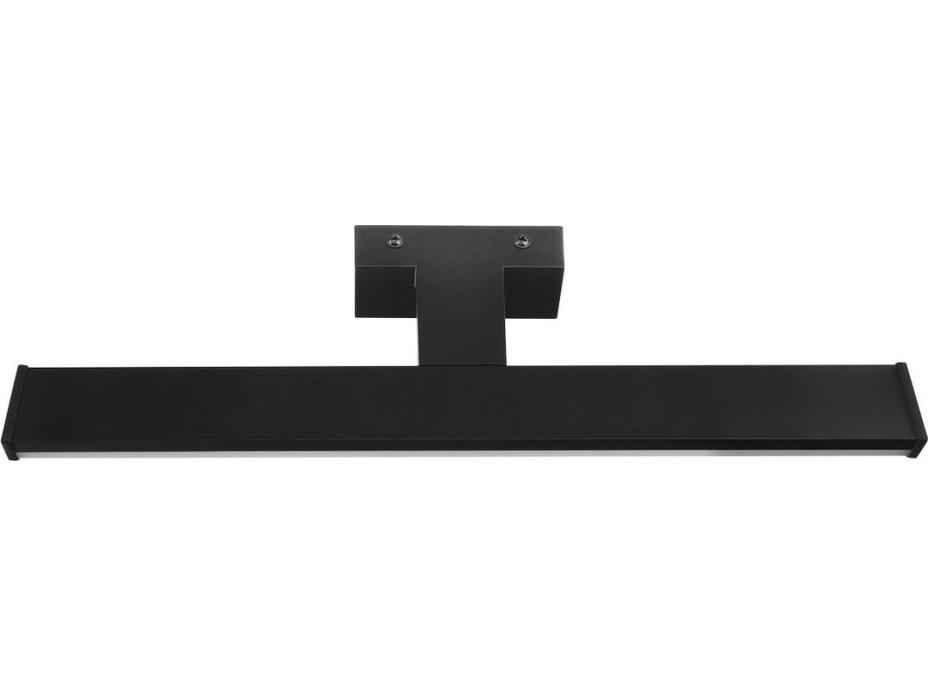 Sapho CHICAGO LED svietidlo, 400x120x40mm, 8W, 230V, plast, čierna mat AU468