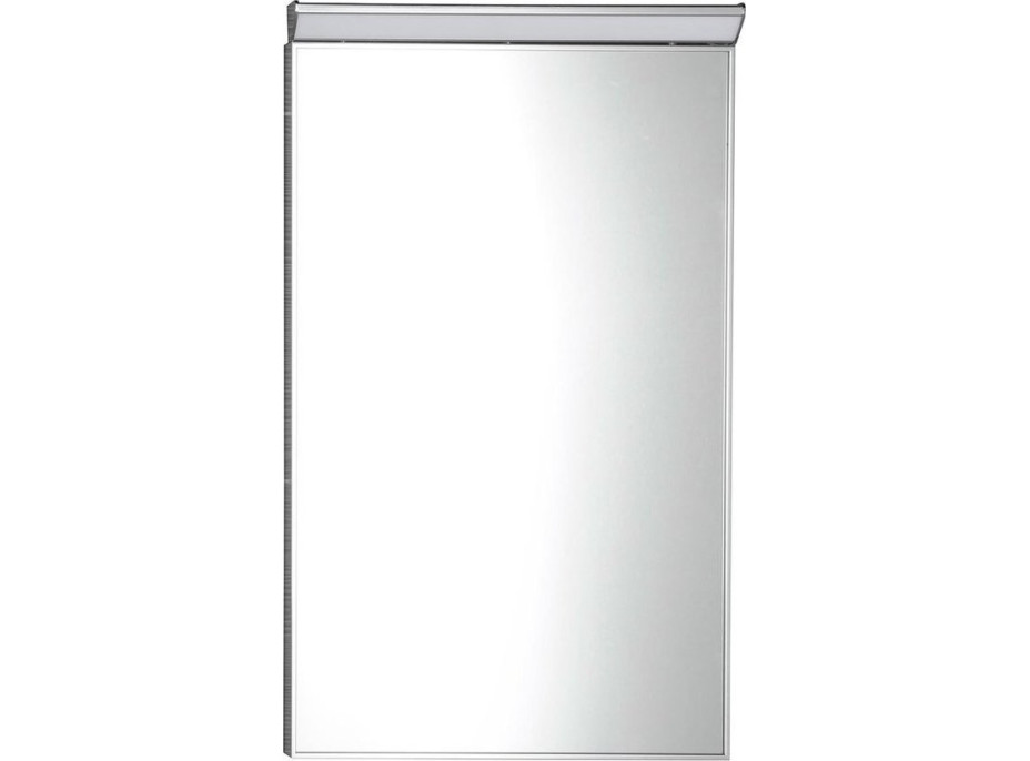 Aqualine BORA zrkadlo s LED osvetlením a vypínačom 400x600mm, chróm AL746