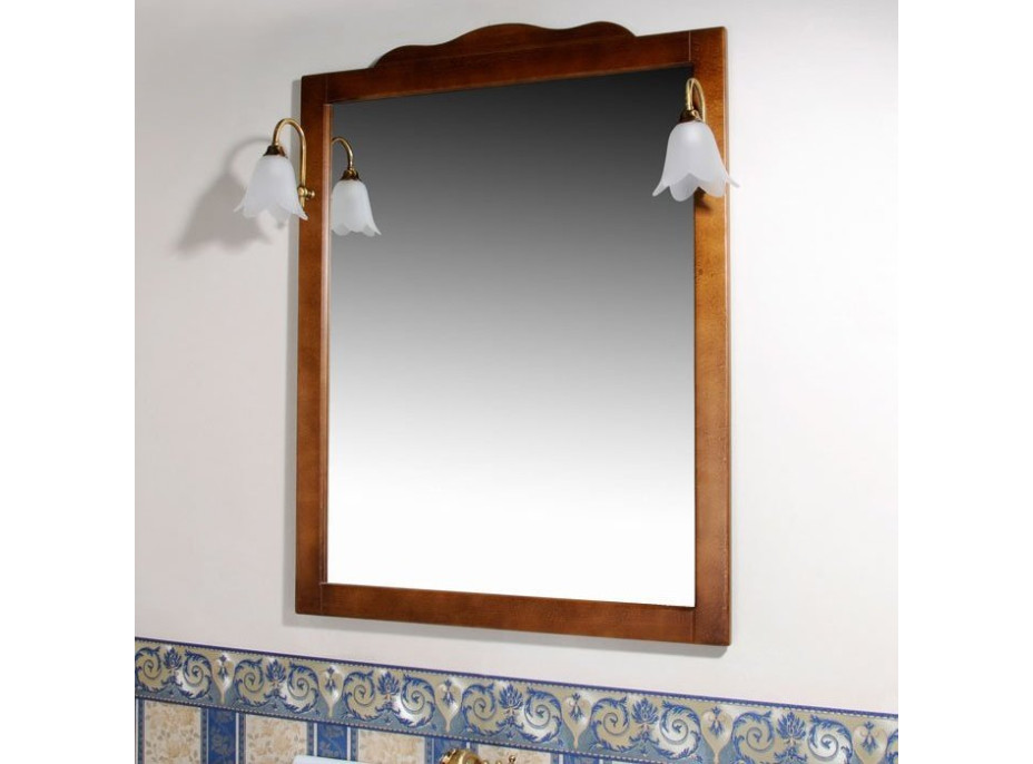 Sapho RETRO zrkadlo v drevenom ráme 890x1150mm, buk 1679