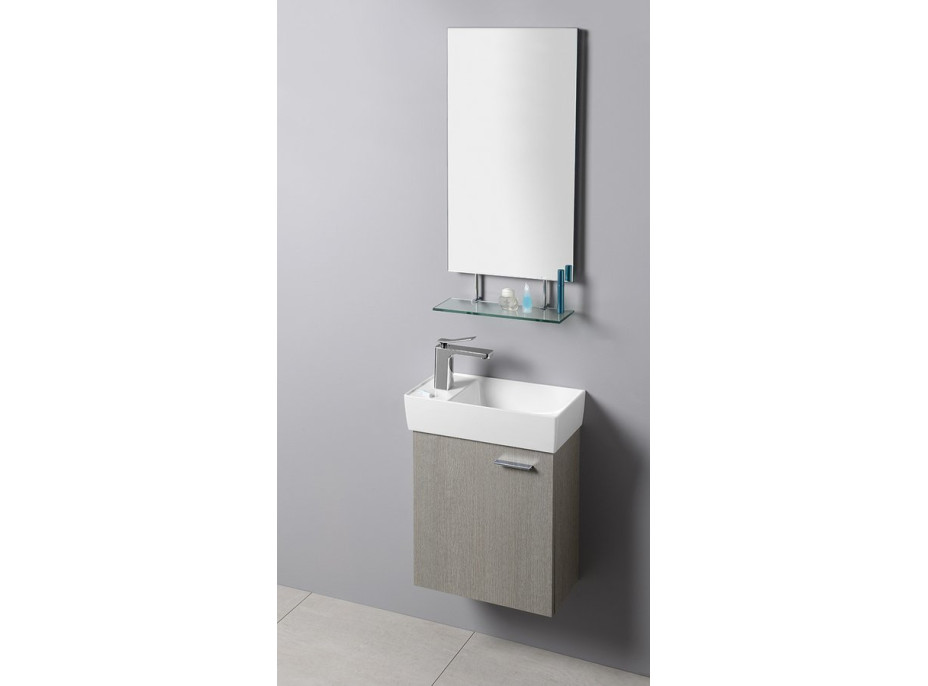 Sapho WEGA zrkadlo s policou 500x800mm 60092-5
