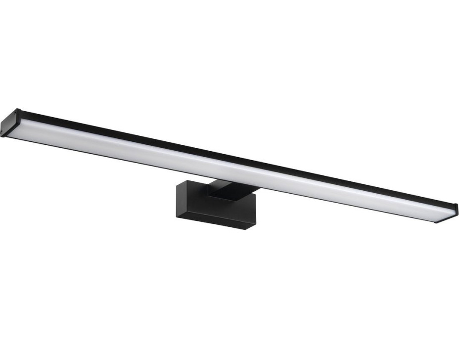 Sapho CHICAGO XL LED svietidlo, 600x120x40mm, 12W, 230V, plast, čierna mat AU470