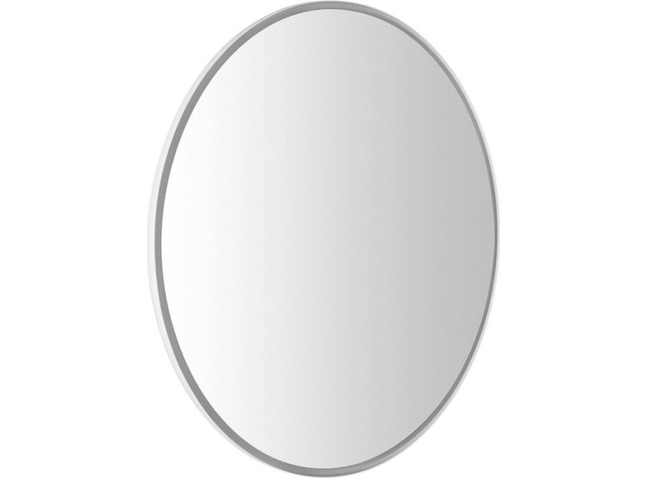 Sapho FLOAT okrúhle zrkadlo s LED podsvietením ø 600mm, biela 22559