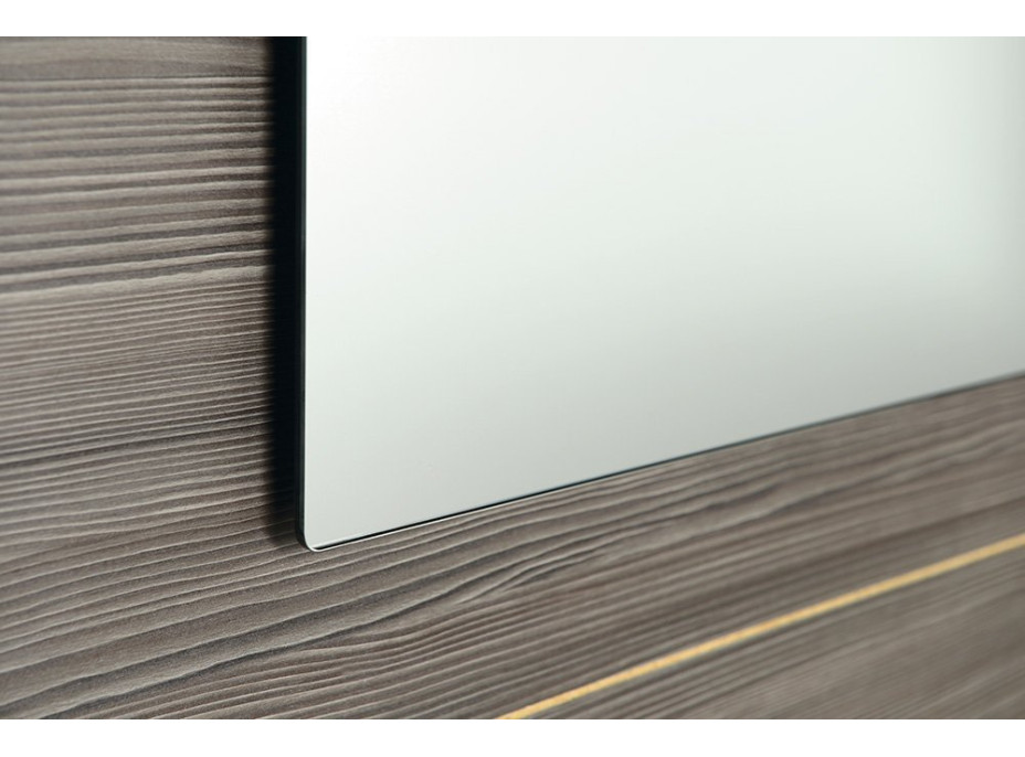 Sapho PLAIN zrkadlo 120x60cm, zaguľatené rohy, bez úchytu 1501-29