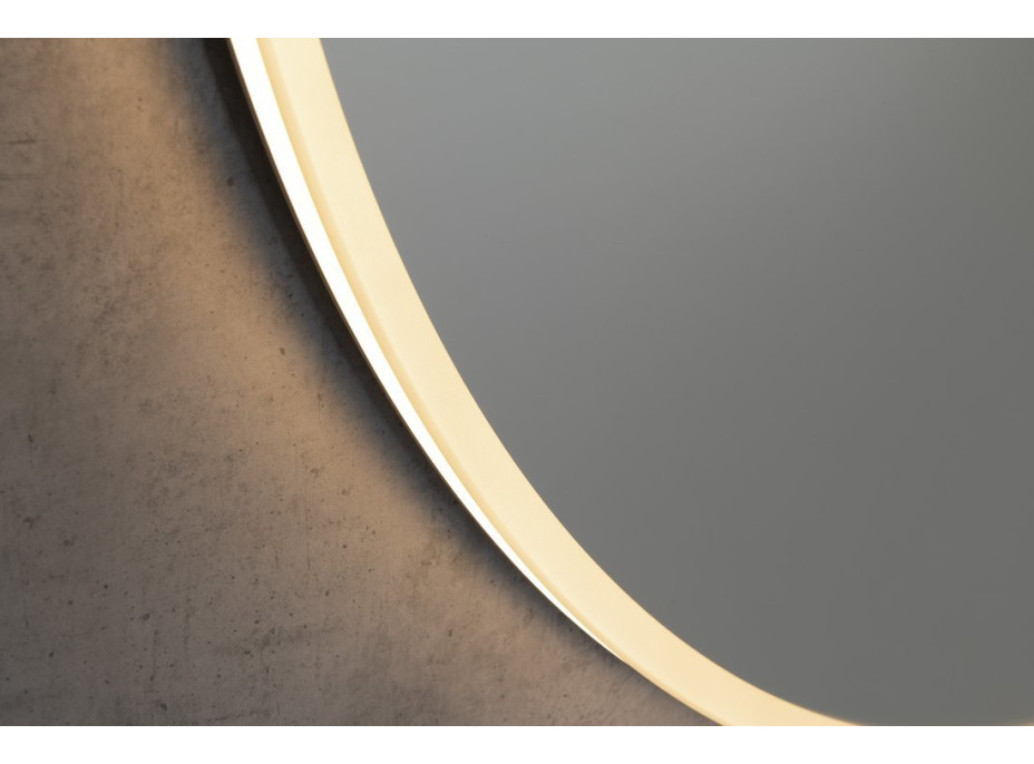 Sapho VISO okrúhle zrkadlo s LED osvetlením ø 80cm, senzor, 2700-6500K VS080S
