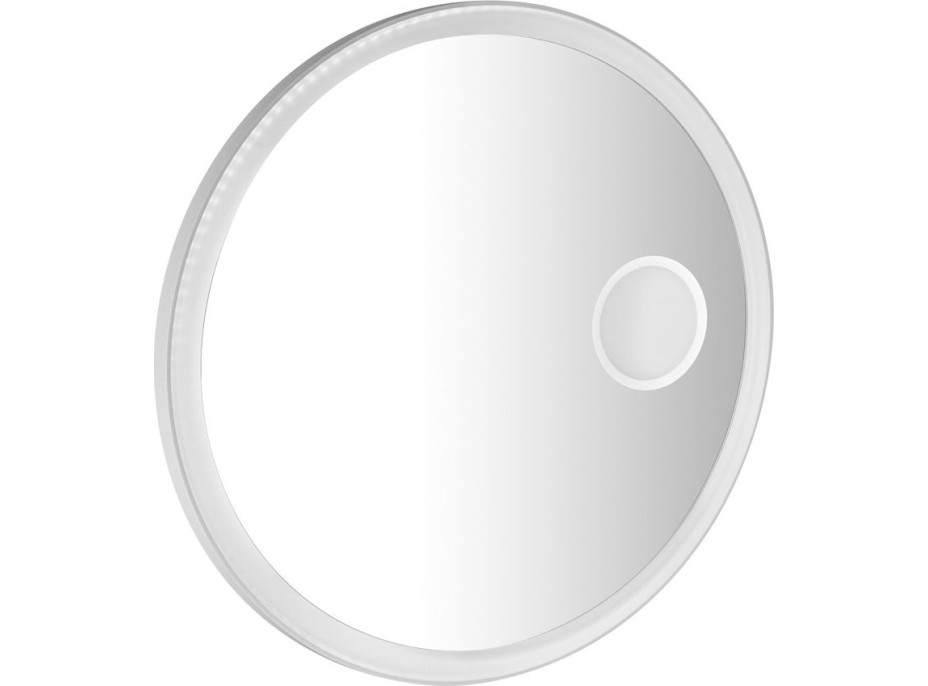 Sapho FLOAT okrúhle zrkadlo s LED podsvietením ø 90cm, kozm.zrkadlo, senzor, 3500-6500K, biela FT900