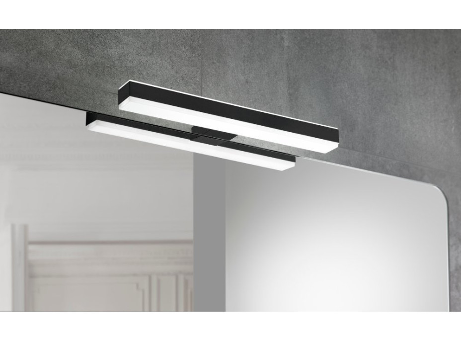 Sapho VERONICA 2 LED svietidlo, 8 W, 300x25x83 mm, čierna E27423CI