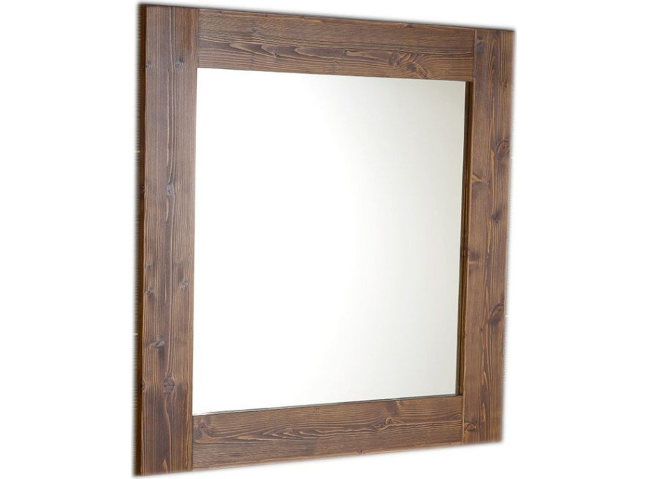 Sapho BRAND zrkadlo v drevenom ráme 600x800mm, morený smrek BA058S