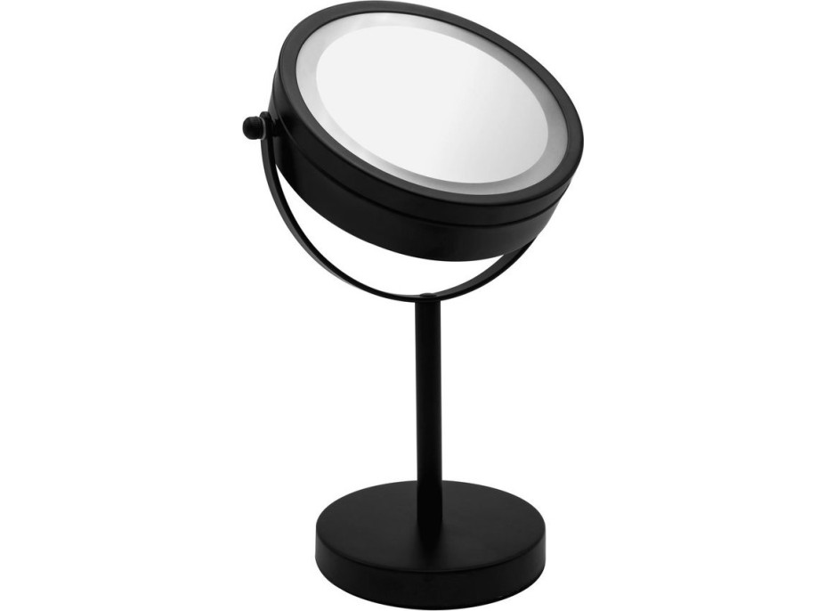 Ridder DAISY kozmetické zrkadlo LED, čierna 03111010