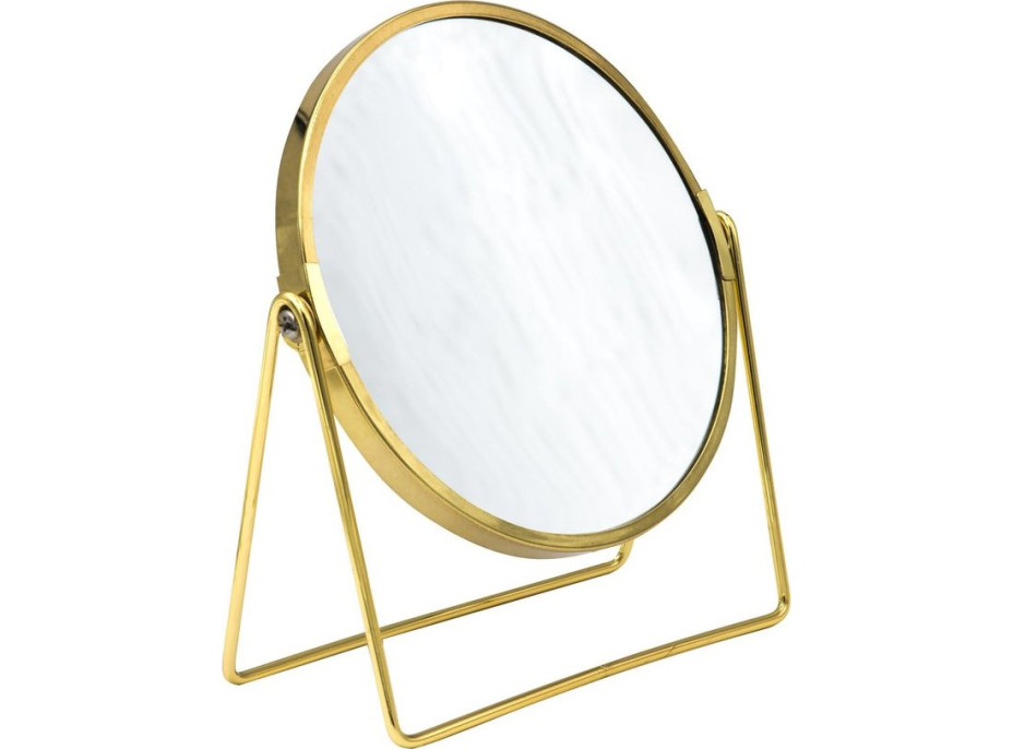 Ridder SUMMER kozmetické zrkadlo na postavenie, zlato 03009024