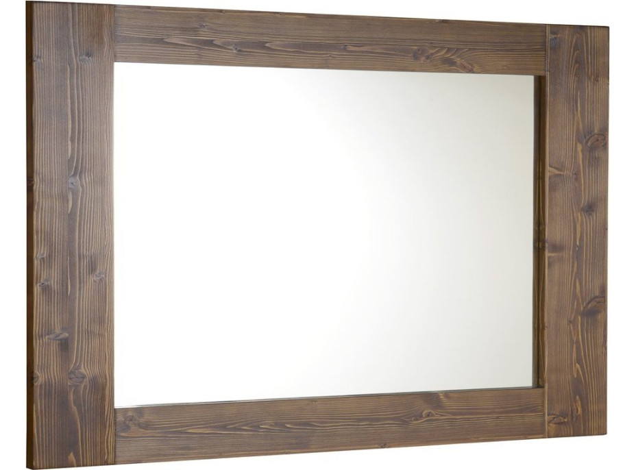 Sapho BRAND zrkadlo v drevenom ráme 1000x800mm, morený smrek BA056S