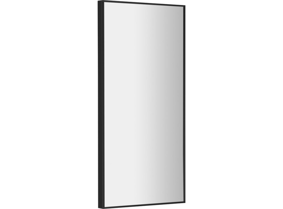 Sapho AROWANA zrkadlo v ráme 350x900mm, čierna mat AWB3590