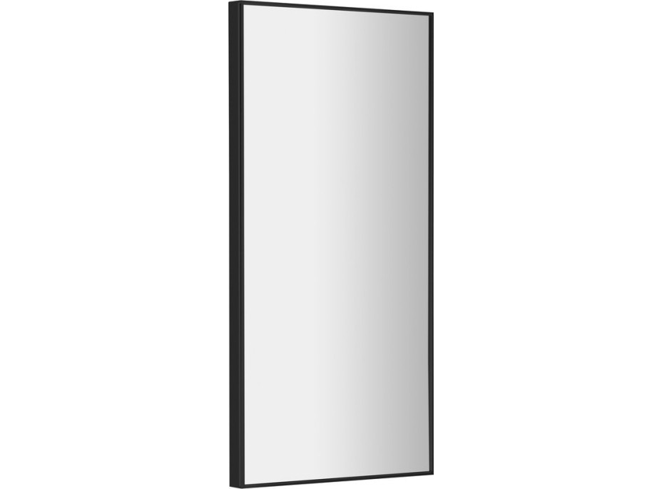 Sapho AROWANA zrkadlo v ráme 350x900mm, čierna mat AWB3590