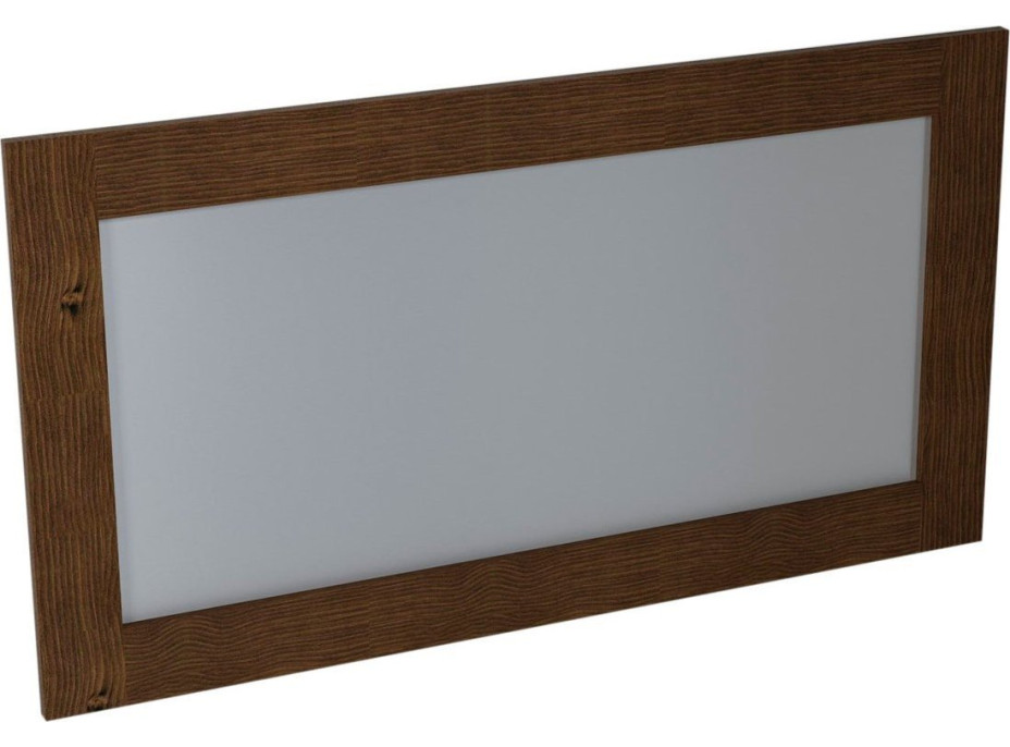 Sapho BRAND zrkadlo v drevenom ráme 1300x700mm, morený smrek BA061S