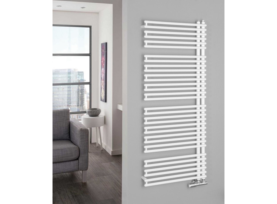 Aqualine TUBINI vykurovacie teleso 596x1454 mm, biela DC320T