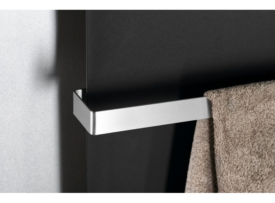 Sapho TABELLA vykurovacie teleso 370x1190 mm, čierna mat MI1139