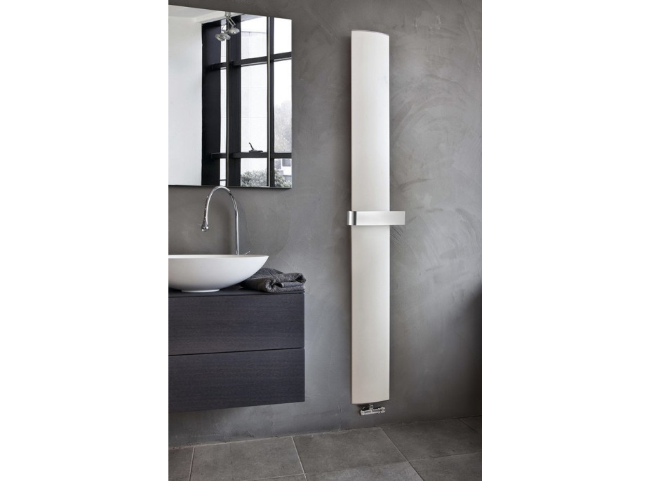 Ridea OTHELLO MONO SLIM hliníkové vykurovacie teleso 300x1890mm, biela mat 2301189030SB