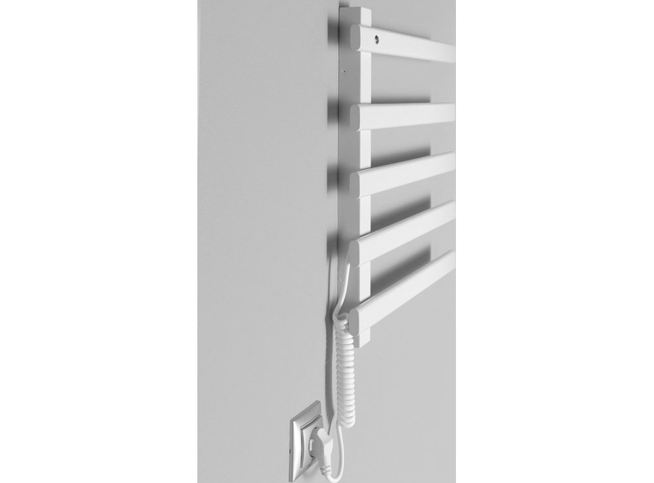 Sapho ELCOR elektrický sušiak uterákov 480x520x50 mm, 63 W, biela mat EB520