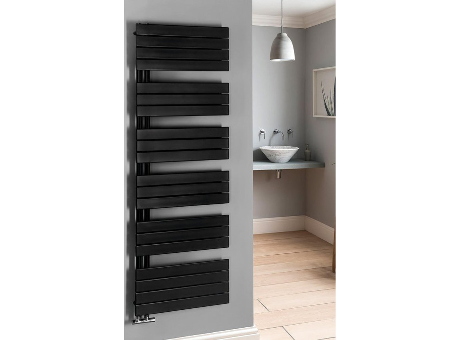 Aqualine MILI vykurovacie teleso 600x1798mm, čierna mat DC656T