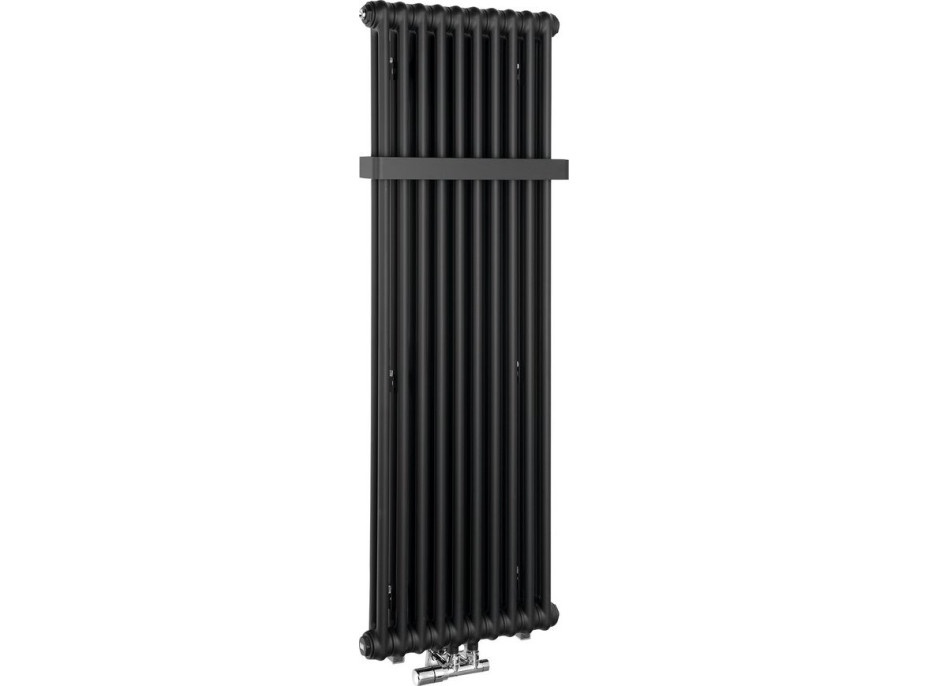 Sapho FEDE vykurovacie teleso 1500x490 mm, 10 seg., čierna mat IR193