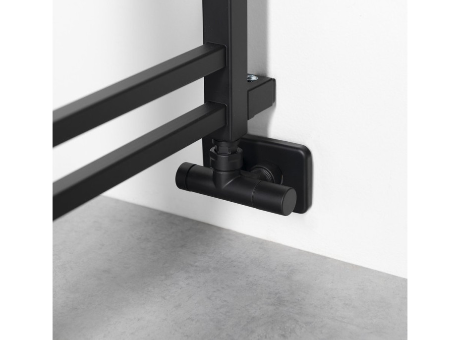 Sapho METRO SPACE vykurovacie teleso 550x1430 mm, do priestoru, čierna mat IR438B