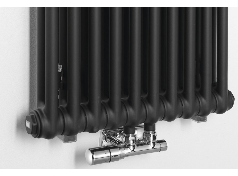 Sapho FEDE vykurovacie teleso 1500x490 mm, 10 seg., čierna mat IR193