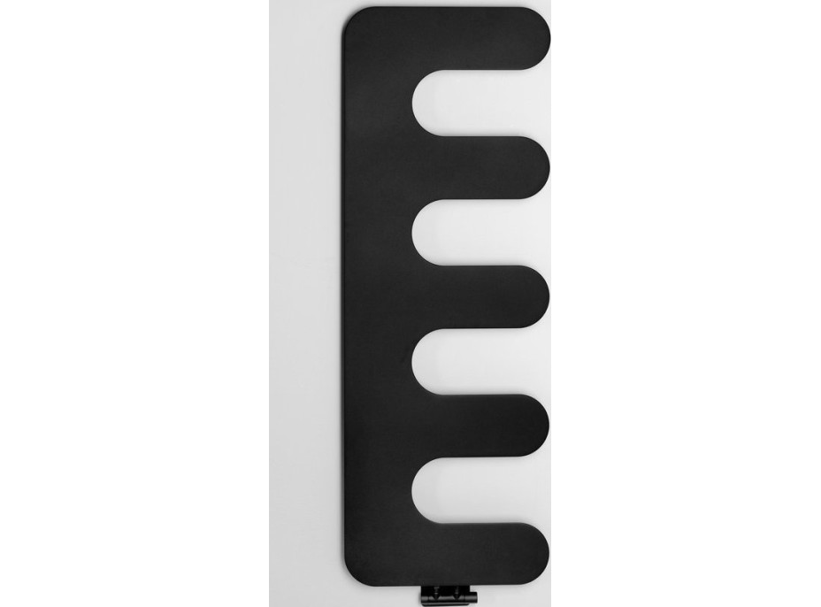 Sapho EVOLLA vykurovacie teleso 490x1390 mm, čierna mat MI1400