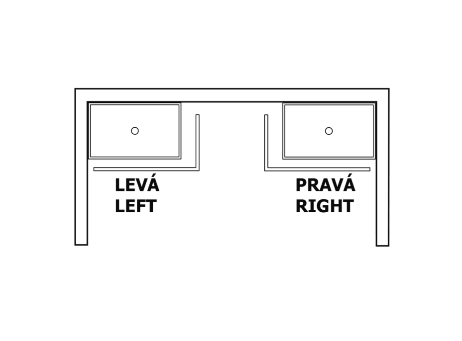 Polysan KARIA 90x80 rohový panel, výška 11cm, ľavý 63812L