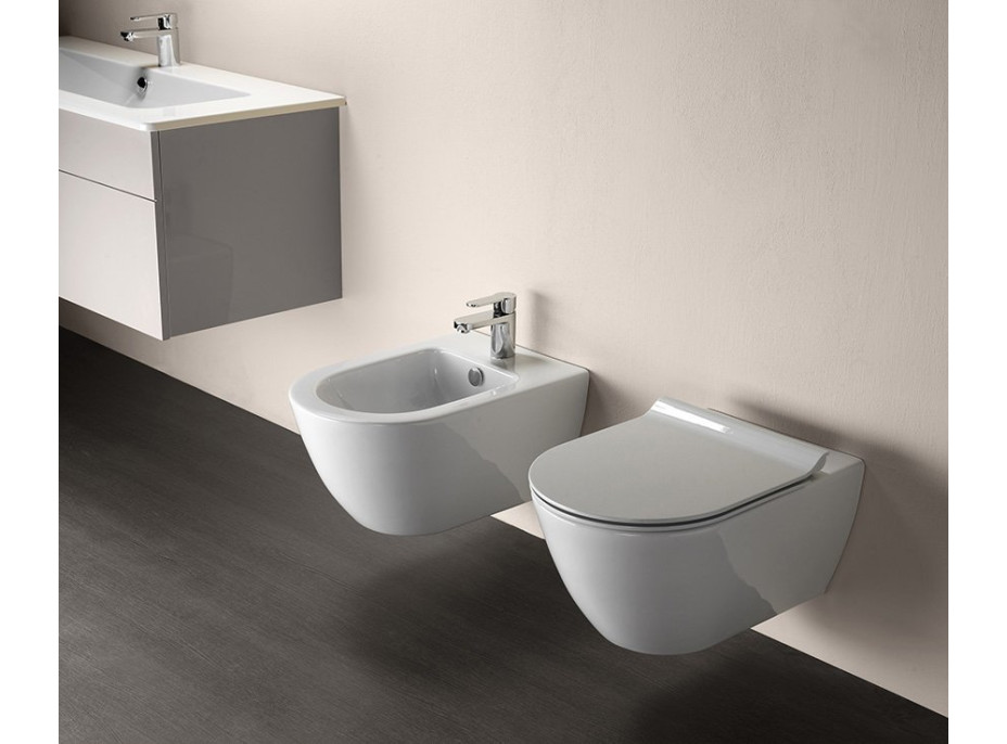 GSI PURA bidet závesný, 36x55cm, biela ExtraGlaze 8865111