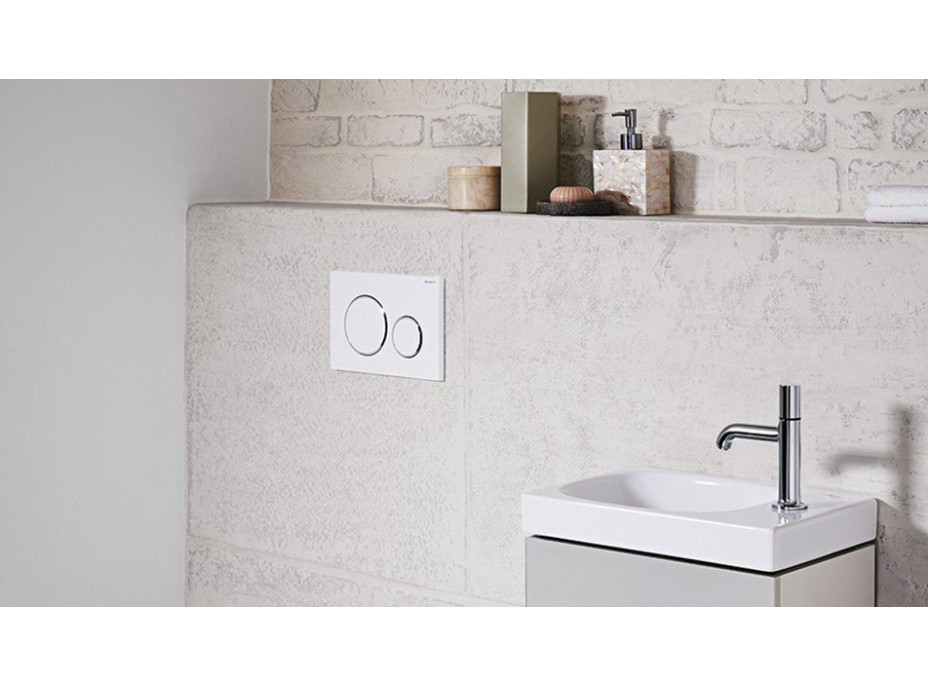 Geberit GEBERIT SIGMA20 ovládacie tlačidlo, biela lesk/chróm 115.882.KJ.1