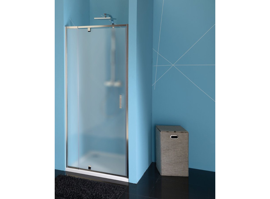Polysan EASY LINE sprchové dvere otočné 760-900mm, sklo Brick EL1638