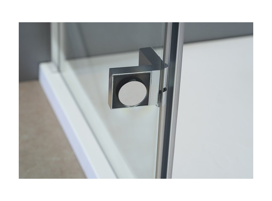 Polysan FORTIS LINE sprchové dvere do niky 1100mm, číre sklo, ľavé FL1411L