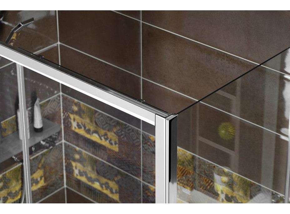 Polysan DEEP sprchové dvere 1200x1650mm, číre sklo MD1216