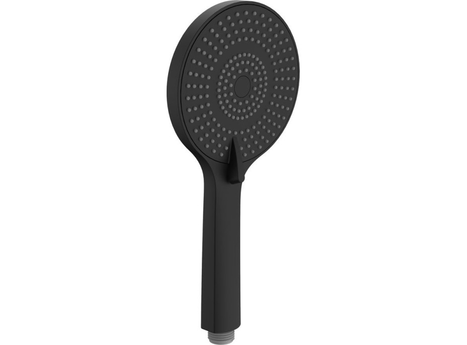 Sapho Ručná masážna sprcha, 3 režimy sprchovania, priemer 120 mm, ABS/čierna mat SK879B