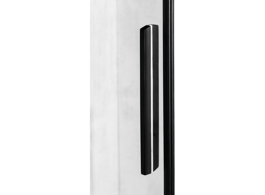 Polysan ALTIS LINE BLACK posuvné dvere 1570-1610mm, výška 2000mm, číre sklo AL4312B
