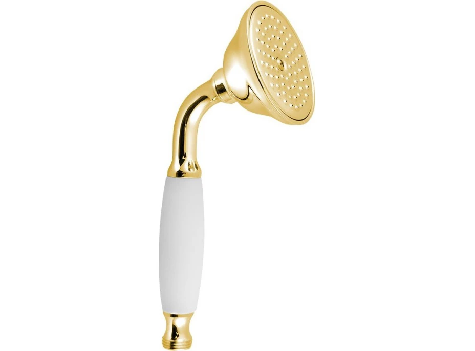 Sapho EPOCA ručná sprcha, 220mm, mosadz / zlato DOC105