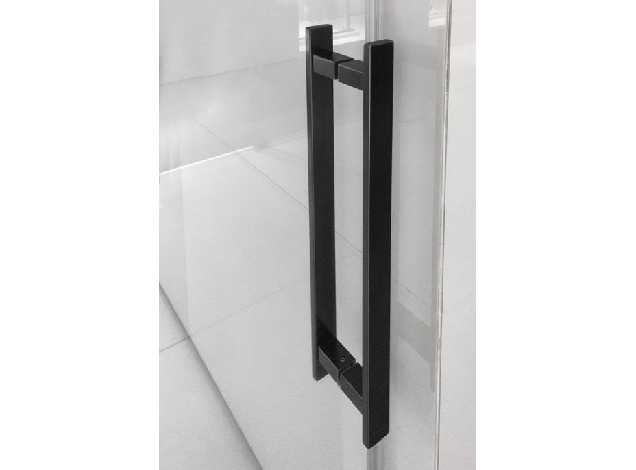 Gelco VOLCANO BLACK sprchové dvere 1300 mm, číre sklo GV1413