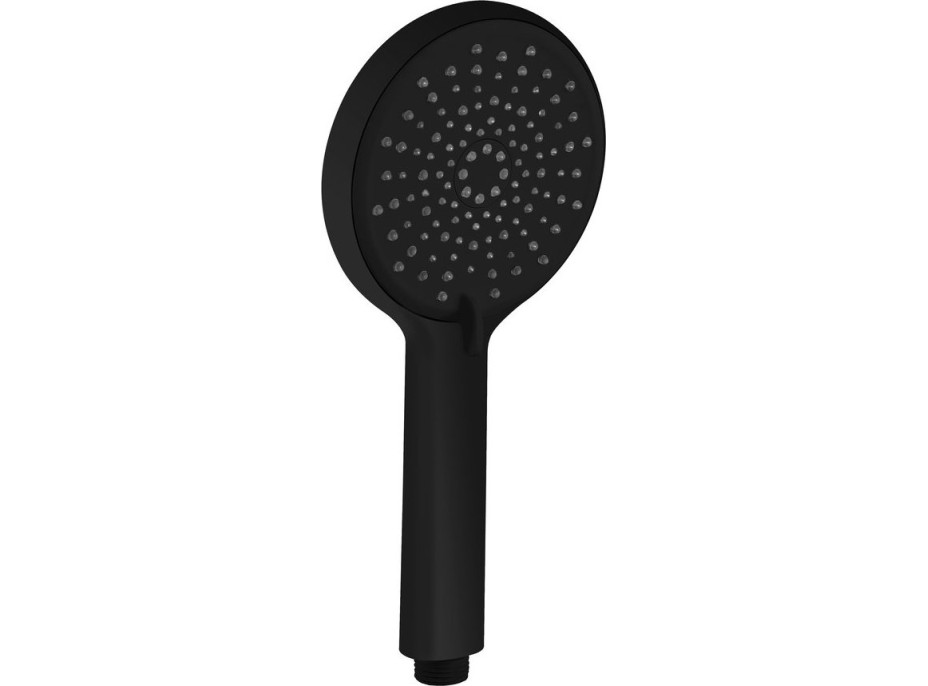 Sapho Ručná masážna sprcha, 4 režimy sprchovania, priemer 120mm, ABS/čierna mat 1204-51B
