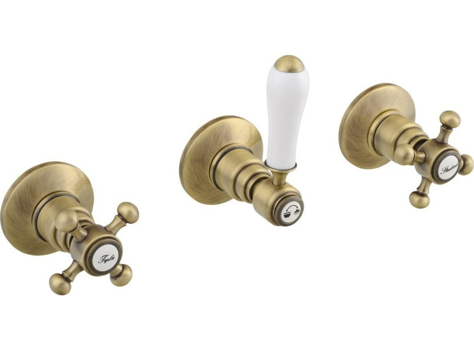 Sapho ANTEA podomietková sprchová batéria, 2 výstupy, bronz SET305-106