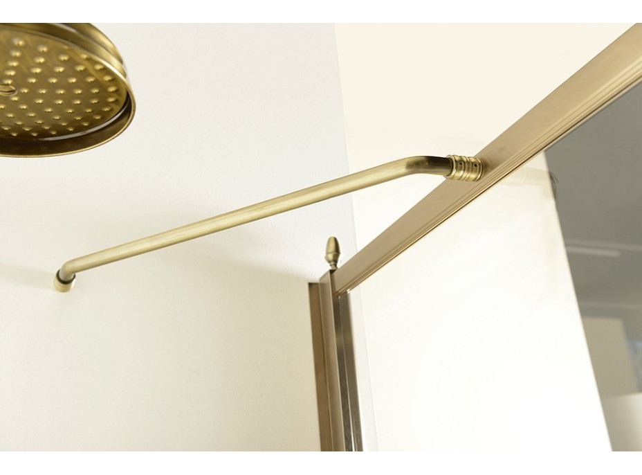 Gelco ANTIQUE vzpera k zástenám 400mm, bronz GQV220