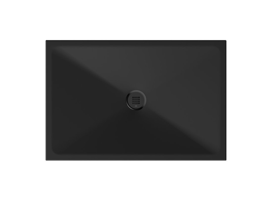 GSI Keramická sprchová vanička, obdĺžnik 120x80x2cm, čierna mat 46120826