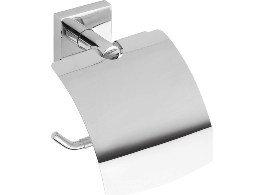 Sapho X-SQUARE držiak toaletného papiera s krytom, chróm XQ700