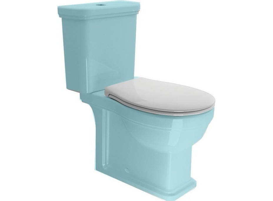 GSI CLASSIC WC sedátko, Soft Close, biela/bronz MSB87CN11
