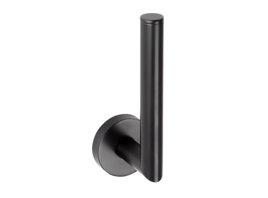 Sapho X-ROUND BLACK držiak toaletného papiera rezervný, čierna XR701B