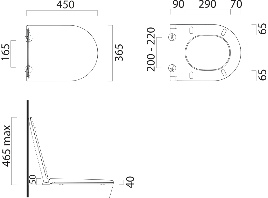 GSI PURA/KUBE X WC sedátko Soft Close, duroplast, biela mat/chróm MS992C09