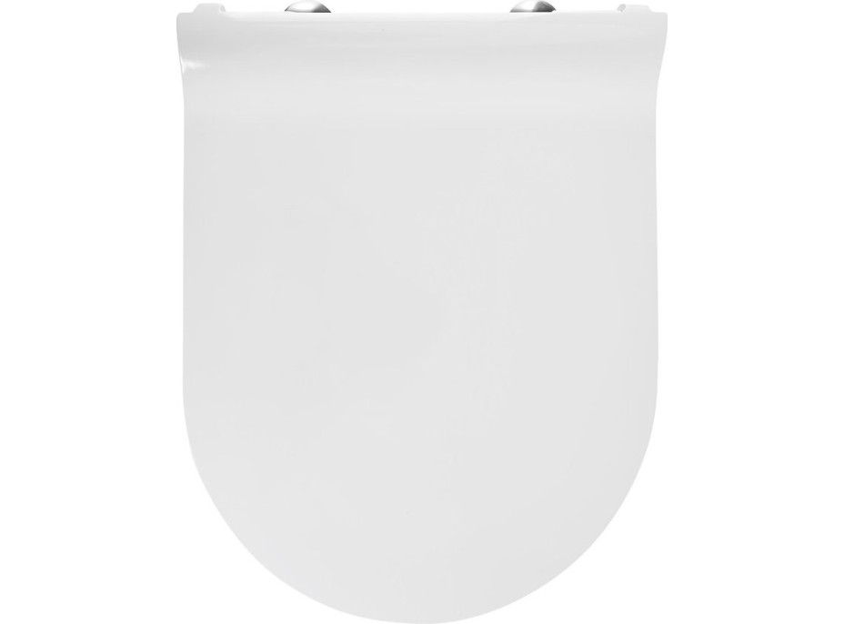 GSI PURA/KUBE X/NORM WC sedadlo, SLIM, Soft Close, biela/chróm MS86CSN11