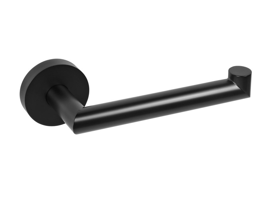 Sapho X-ROUND BLACK držiak toaletného papiera, čierna mat XR703B