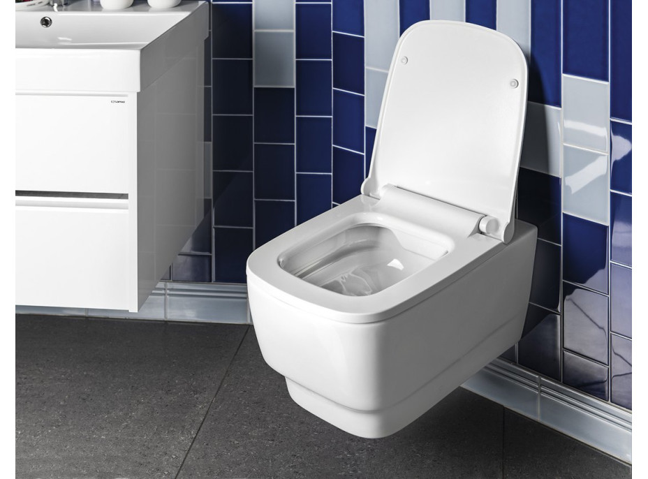 Sapho BELLO WC sedátko, SLIM, Soft Close, biela 100727