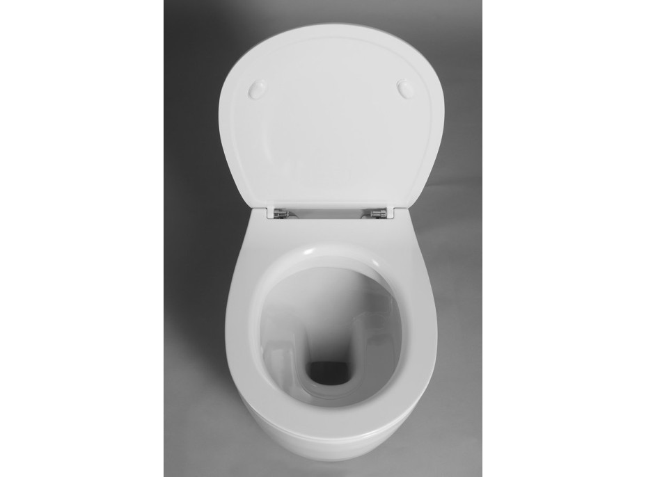 Isvea KAIRO WC sedátko, SLIM, odnímateľné, Soft Close, biela 40D80200I