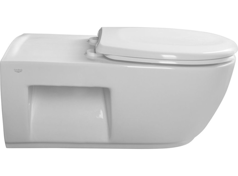 Sapho HANDICAP závesná WC misa predĺžená, Rimless, 37x70 cm, biela TU1206